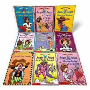 Lot Of 9 Junie B Jones Paperback Books Random Mix Barbara Park